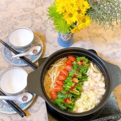 本格博多もつ鍋!冬はこれですね!!