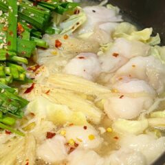 ほっこりプルッともつ鍋♡