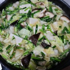 子供も喜ぶ天地人のもつ鍋！