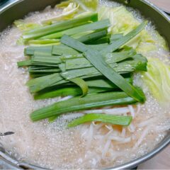 自宅で手軽にもつ鍋！